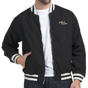 NEW Scotch & Soda Men's Reversible Bomber Jacket Cotton Blend XL